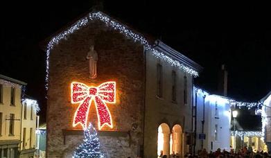 Hay-on-Wye Christmas Lights Switch On