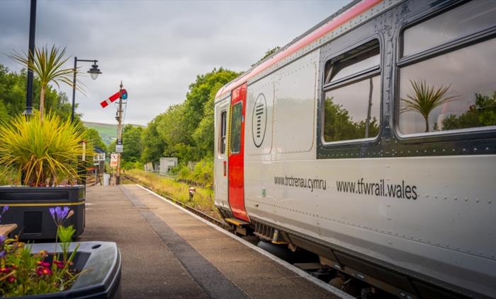 A spectacular rural railway between Swansea and Shrewsbury.