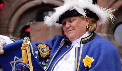 Susie Blower Montgomery Town Crier