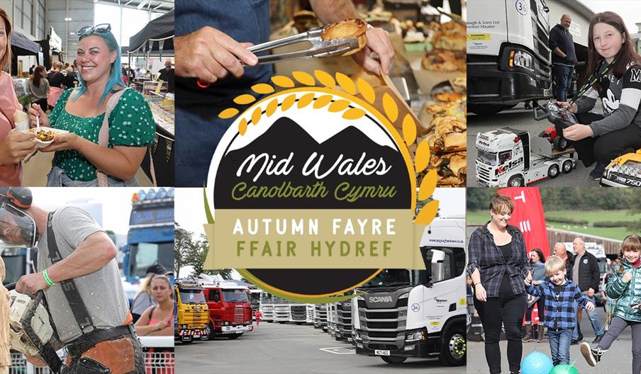 Attractions at mid wales autumn fayre