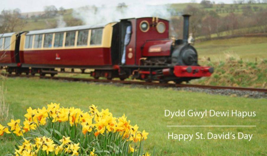 St Davids Day travel at Bala Lake Railway