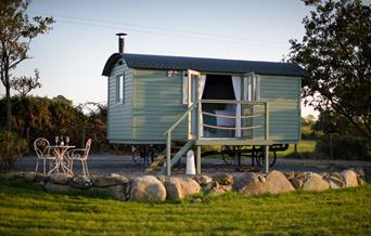 Brook Cottage Shepherd Huts - Angharad www.luxuryglampingwales.co.uk