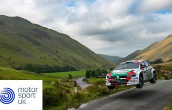 JDS Machinery Rali Ceredigion, recipient of Motorsport UK Environmental Sustainability Award.