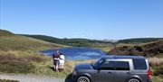 Enjoying the silence in North Ceredigion's Highlands.