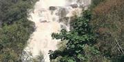 Rhiwargor Waterfall near Lake Vyrnwy and Bala