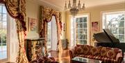 Drawing Room, Plas Llangoedmor, Plas Estate